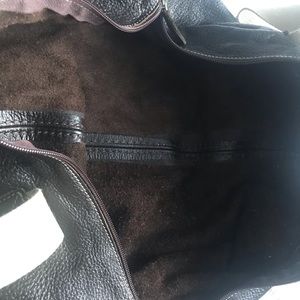 Leather Roots Duffle Bag
